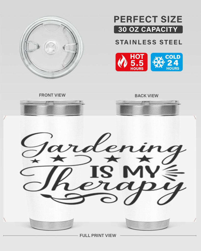 Gardening is My Therapy 145#- spring- Tumbler
