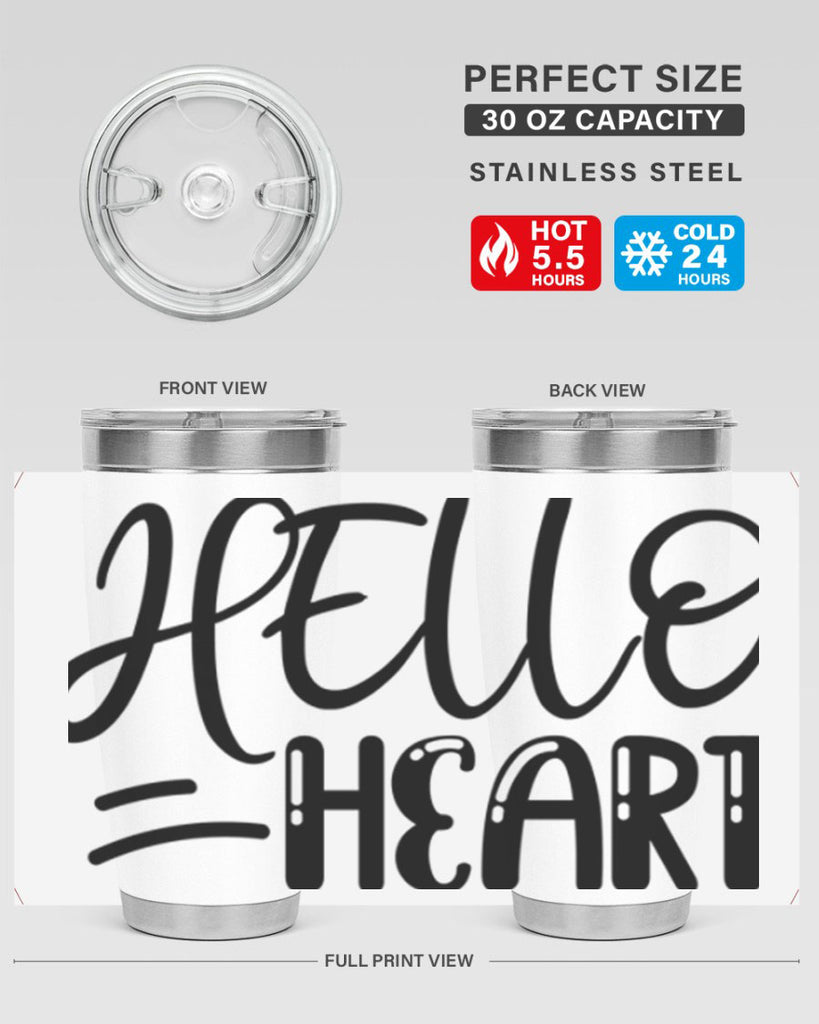 HELLO HEART  220#- spring- Tumbler