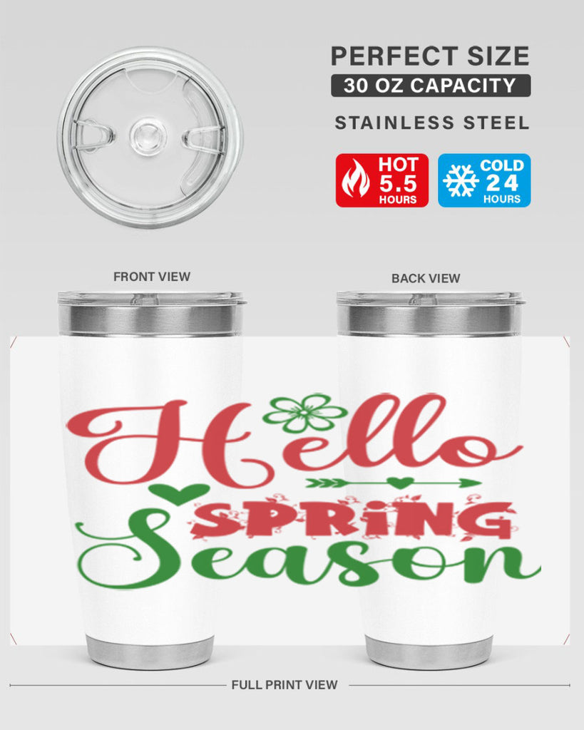 Hello Spring Season 224#- spring- Tumbler