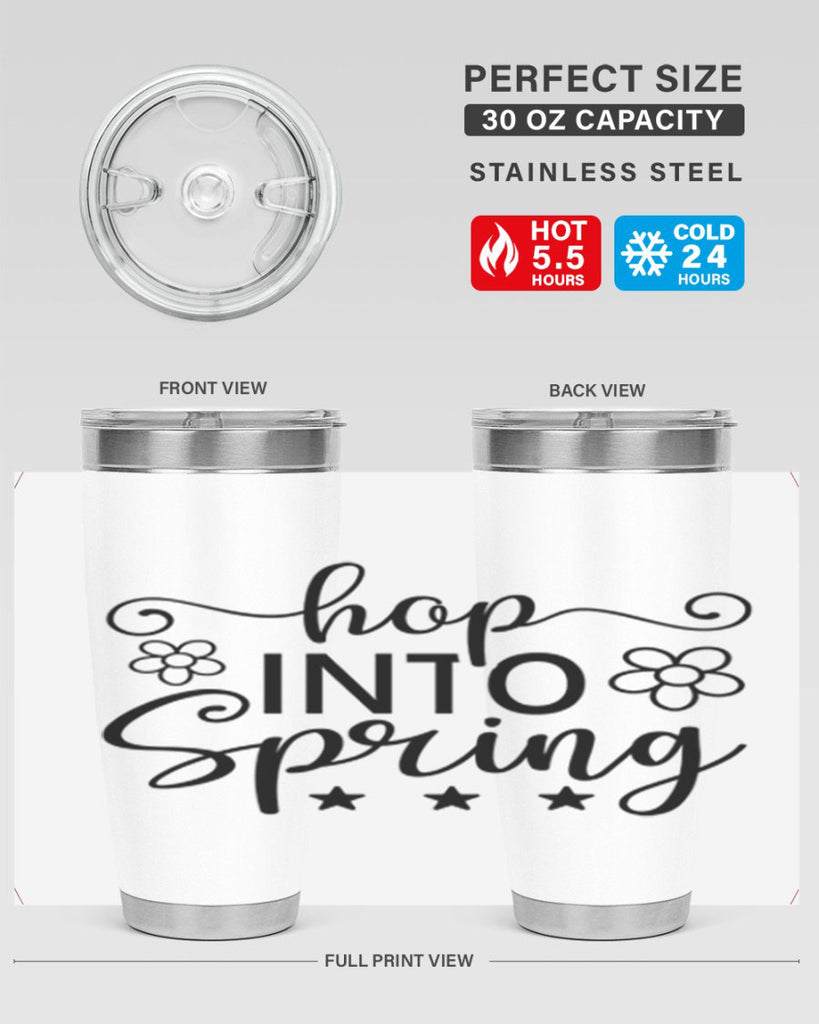 Hop into spring  252#- spring- Tumbler