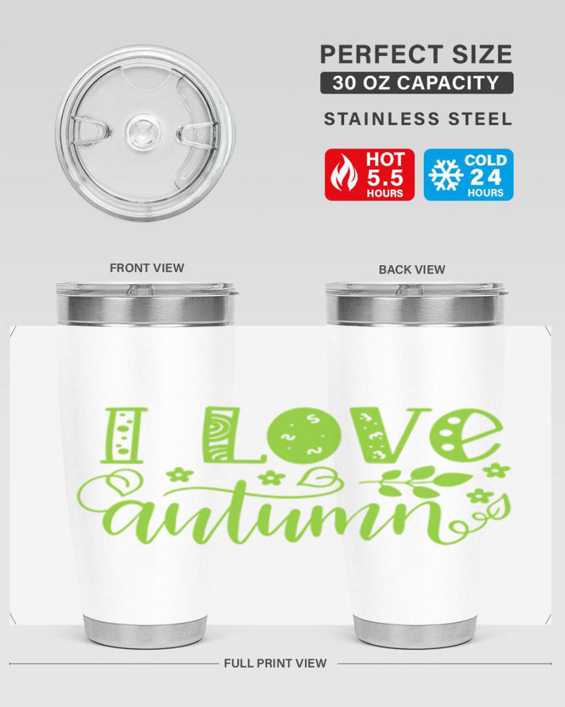 I Love Autumn 325#- fall- Tumbler