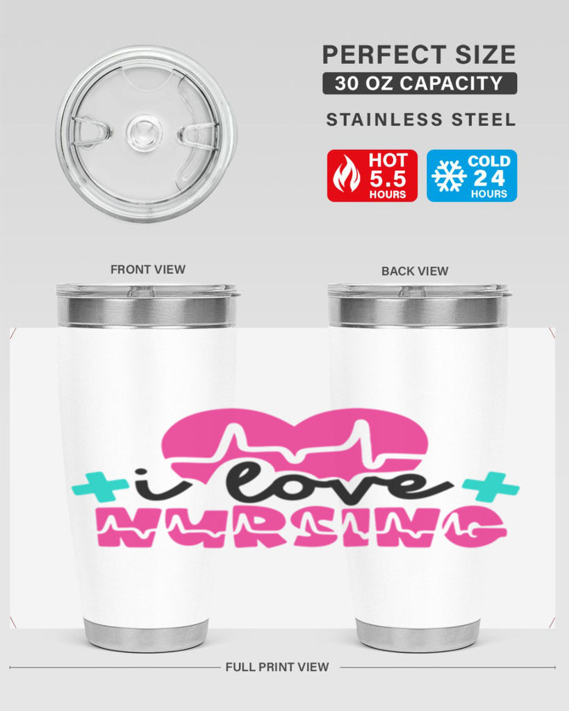 I Love Nursing Style Style 170#- nurse- tumbler