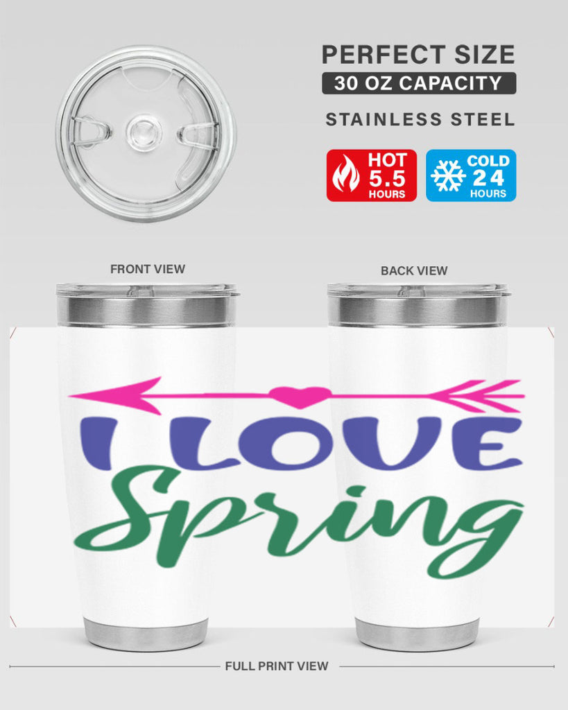I Love Spring 272#- spring- Tumbler