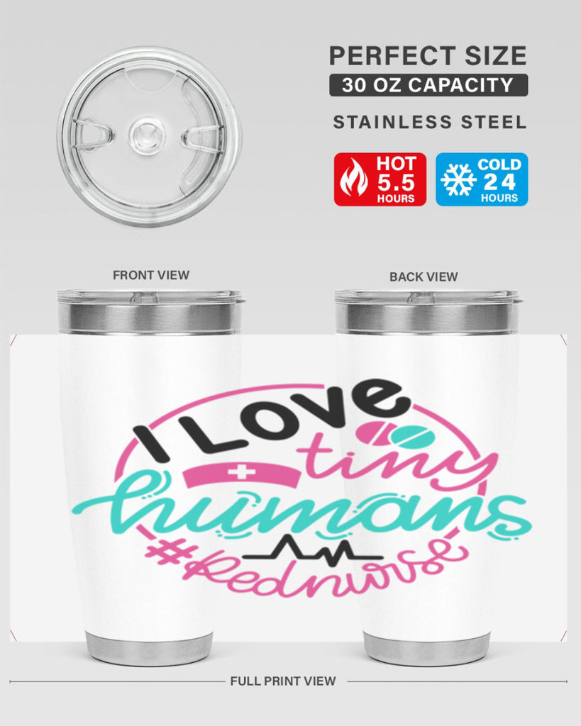 I Love Tiny Humans Red Nurse Style Style 167#- nurse- tumbler