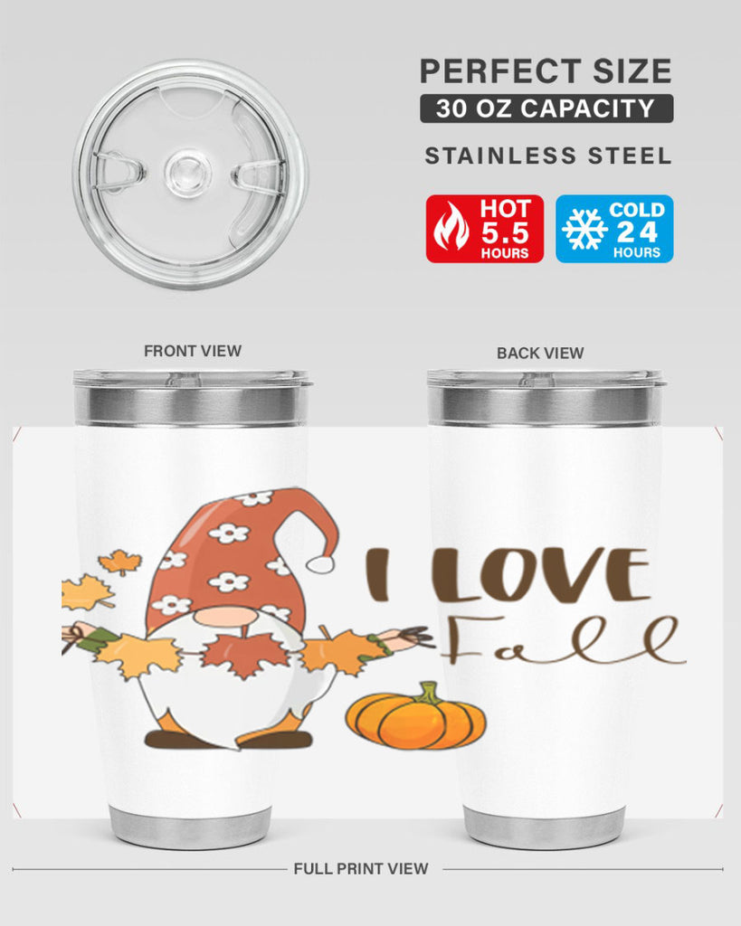 ILoveFallGnome 344#- fall- Tumbler