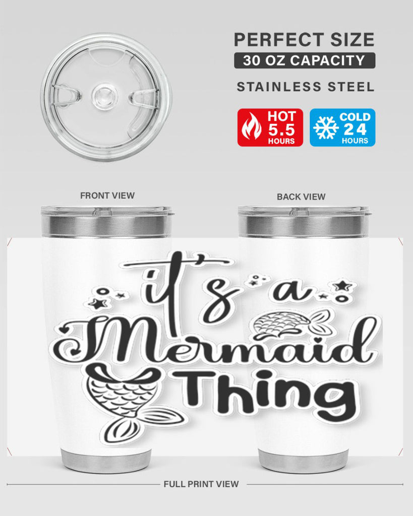 Its A Mermaid Thing 285#- mermaid- Tumbler