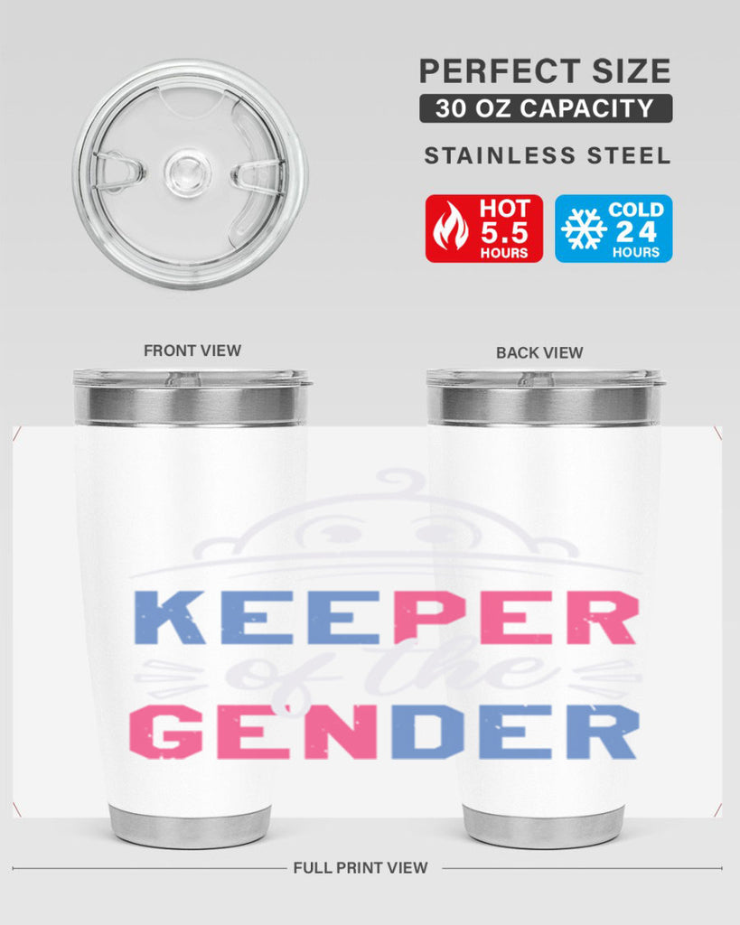 Keeper of the gender Style 31#- baby shower- tumbler