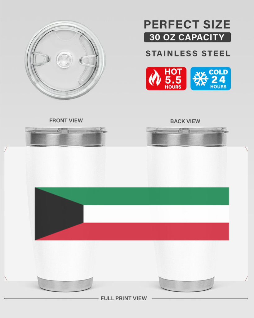 Kuwait 107#- world flags- Tumbler