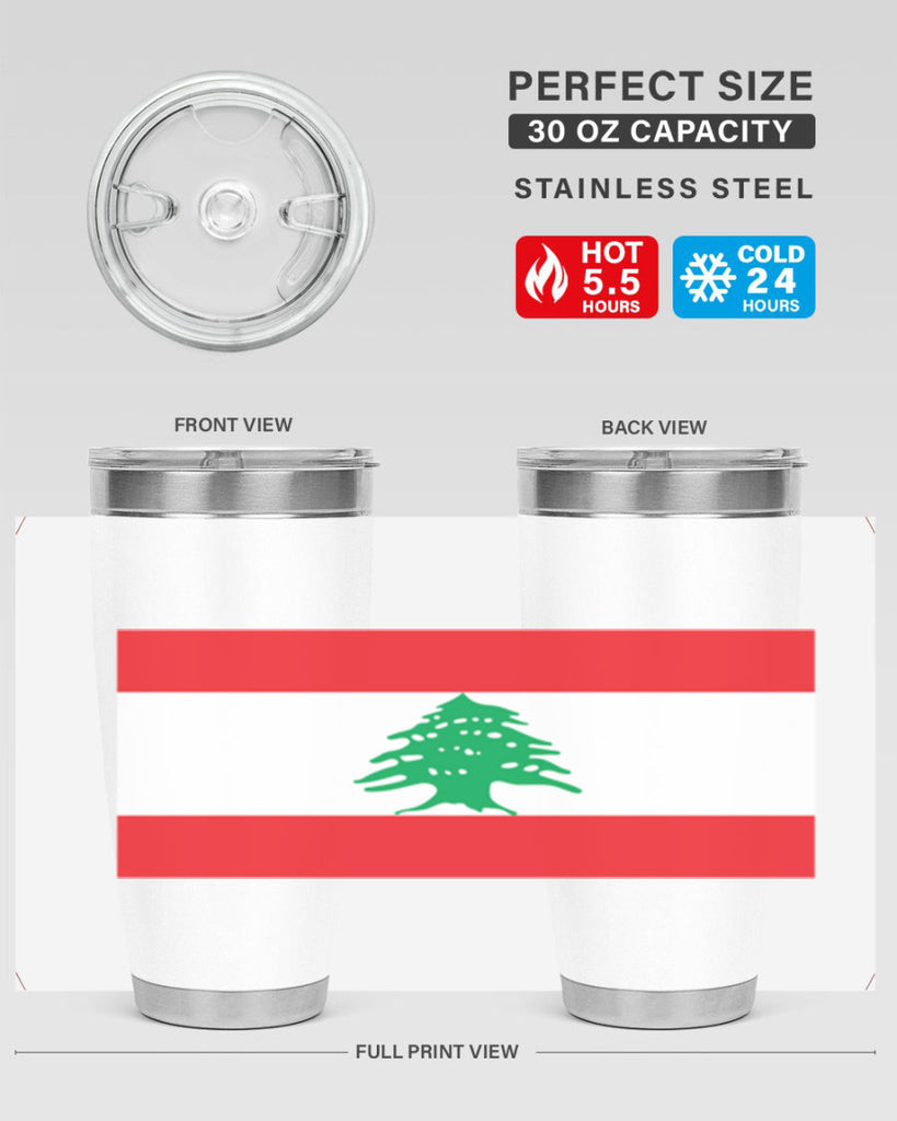 Lebanon 103#- world flags- Tumbler