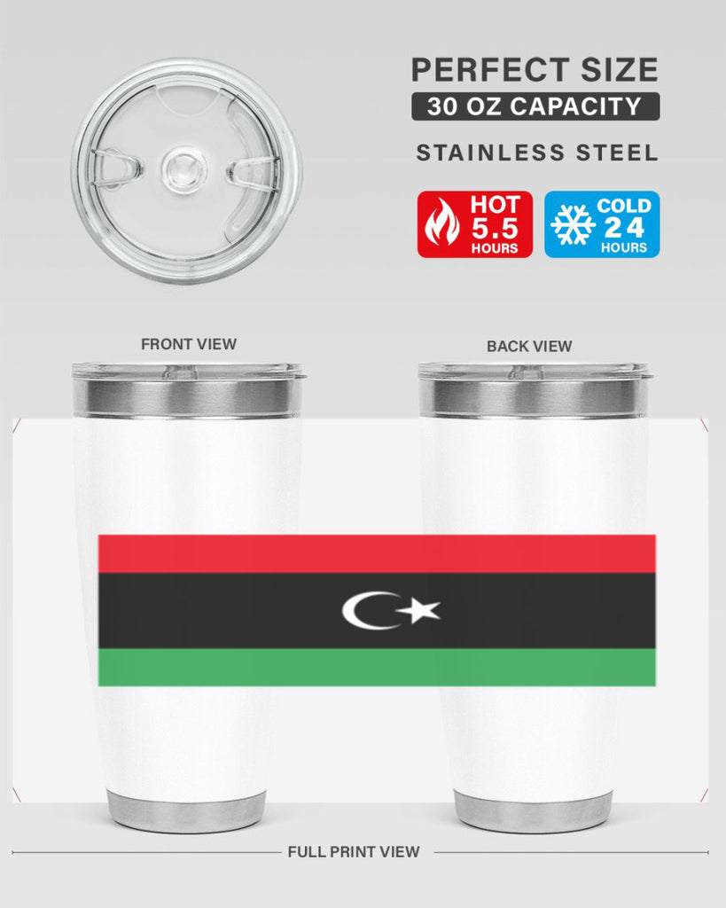 Libya 100#- world flags- Tumbler