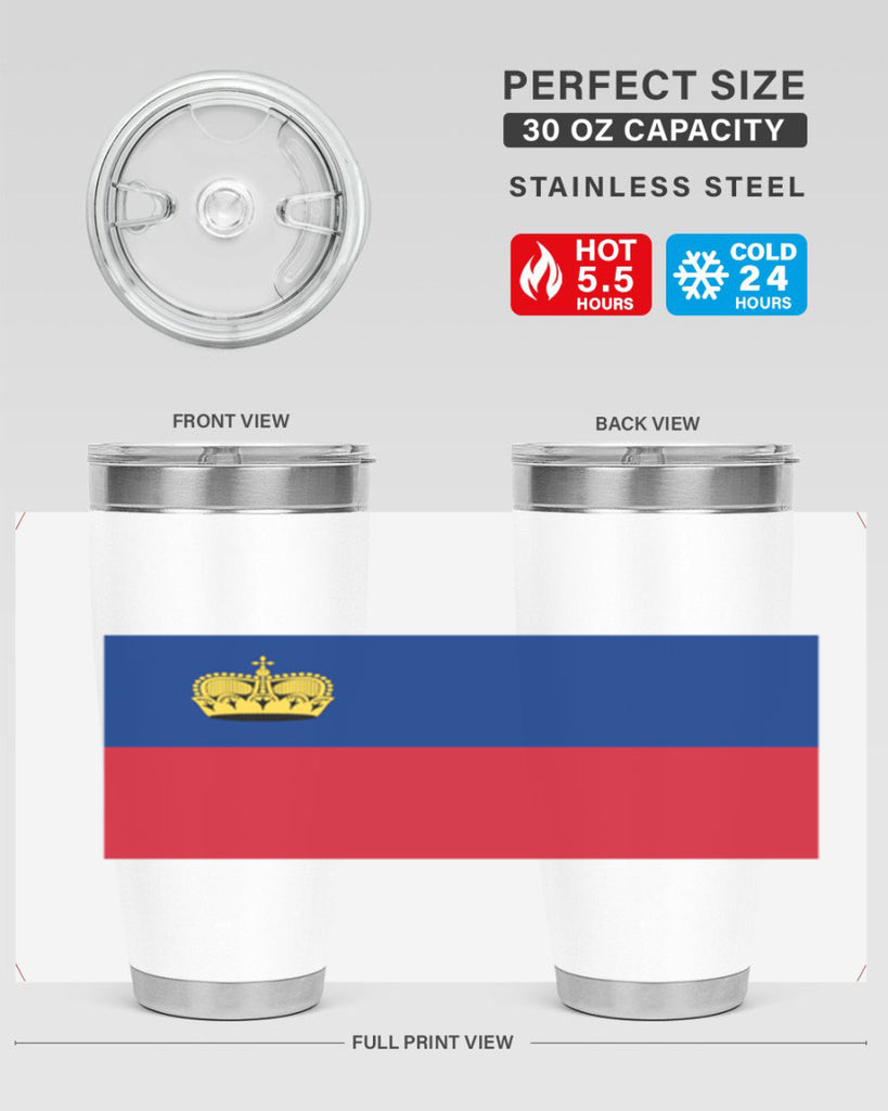 Liechtenstein 99#- world flags- Tumbler