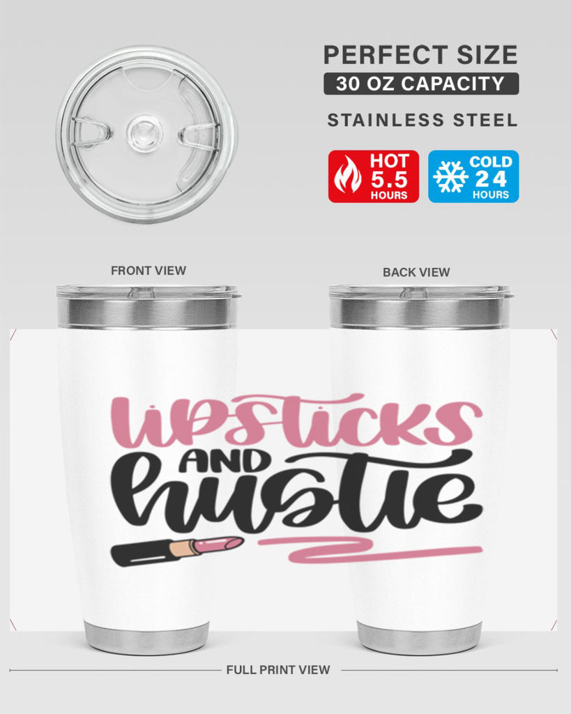 Lipstick And Hustie Style 59#- make up- Tumbler