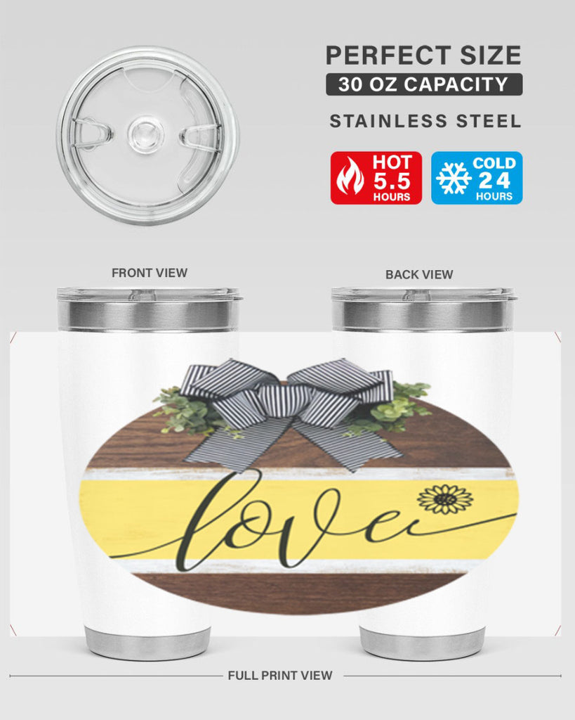 Love and daisy Mockup326#- spring- Tumbler