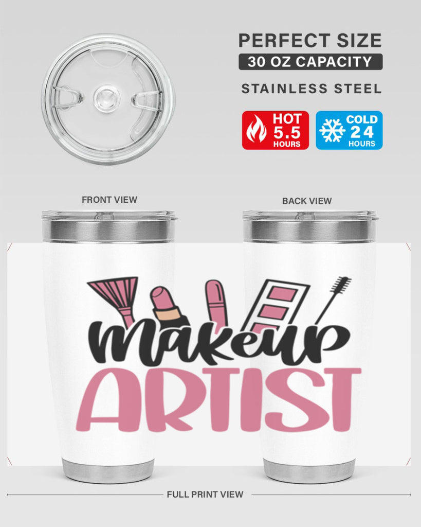 Makeup Artist Style 52#- make up- Tumbler