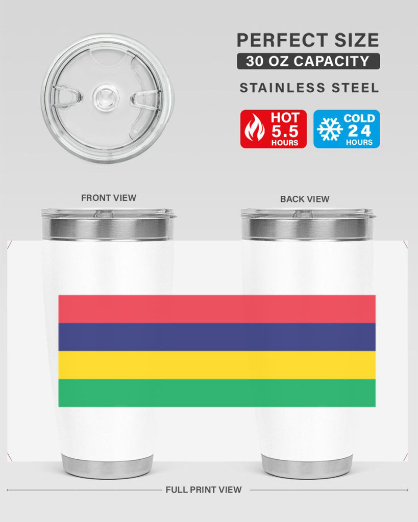 Mauritius 88#- world flags- Tumbler