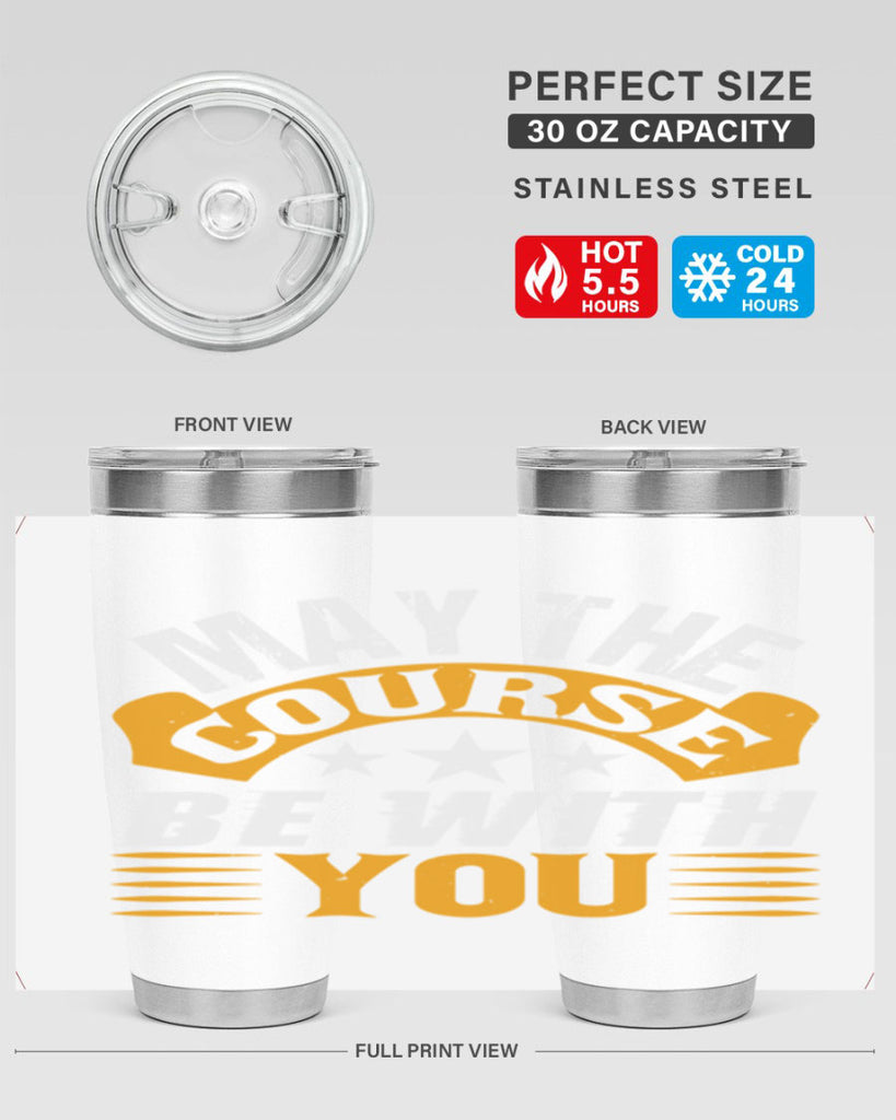 May the course be with you 43#- farming and gardening- Tumbler