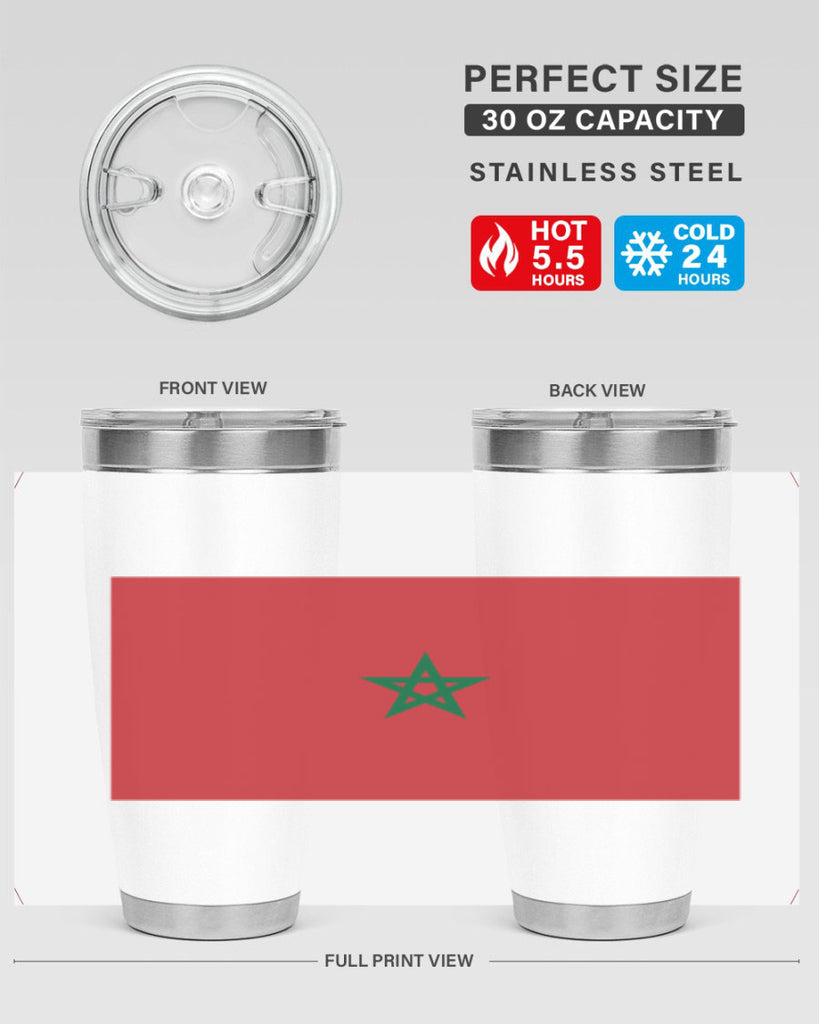 Morocco 81#- world flags- Tumbler