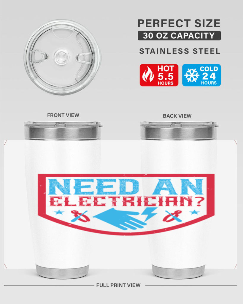 Need an electrician Style 23#- electrician- tumbler
