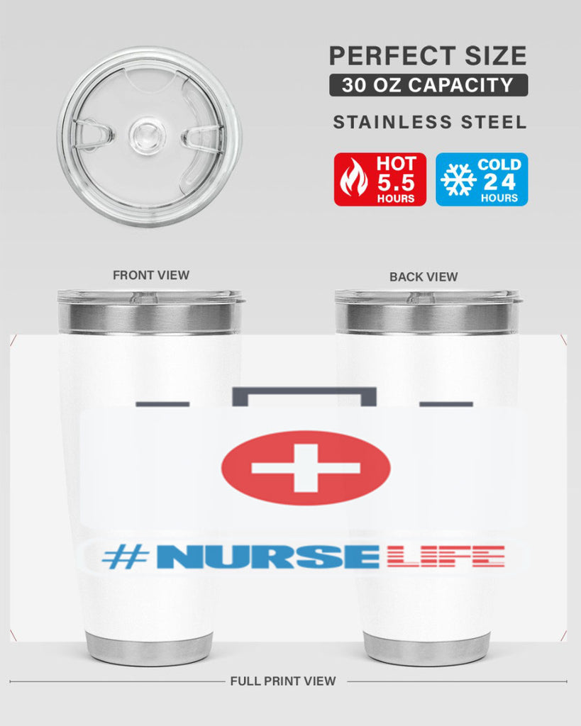 Nurse lifeTransperment png Style 405#- nurse- tumbler