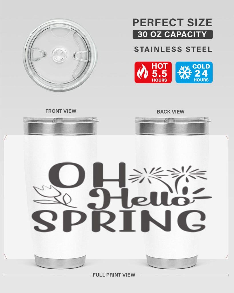 Oh hello spring 358#- spring- Tumbler