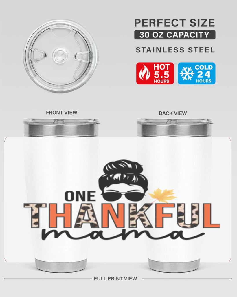 One thankful mama 463#- fall- Tumbler