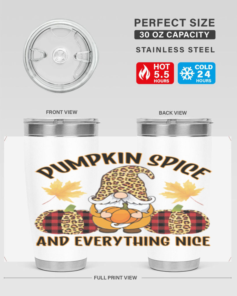 Pumpkin Spice and Everything Nice 534#- fall- Tumbler