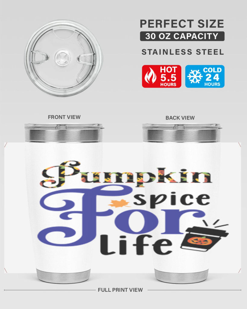Pumpkinspiceforlife 566#- fall- Tumbler
