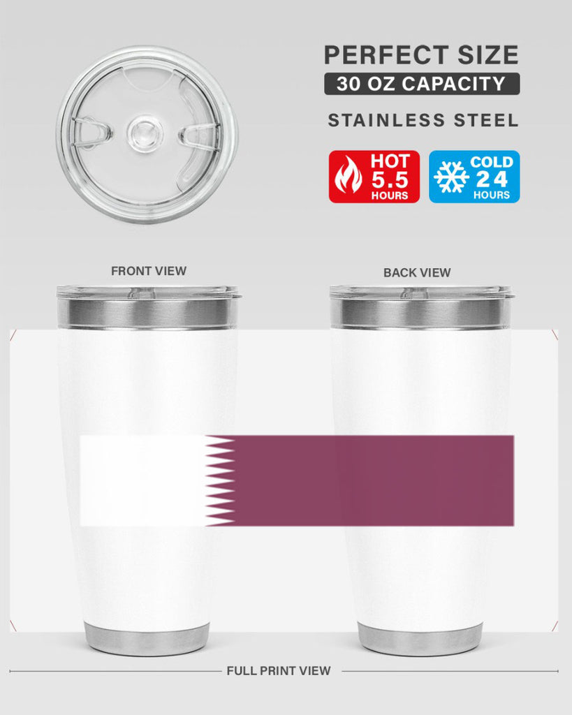 Qatar 56#- world flags- Tumbler