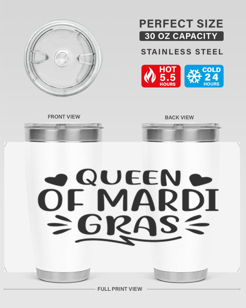 Queen Of Mardi Gras 133#- fashion- Cotton Tank