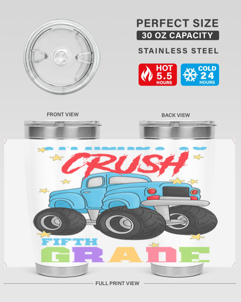 Ready to Crush 5th Grade 22#- 5th grade- Tumbler