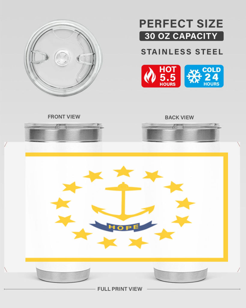 Rhode Island 13#- Us Flags- Tumbler