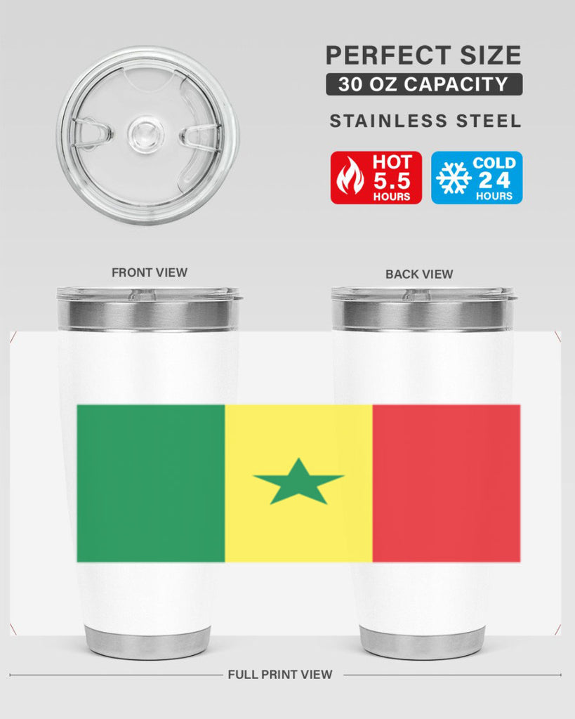 Senegal 45#- world flags- Tumbler