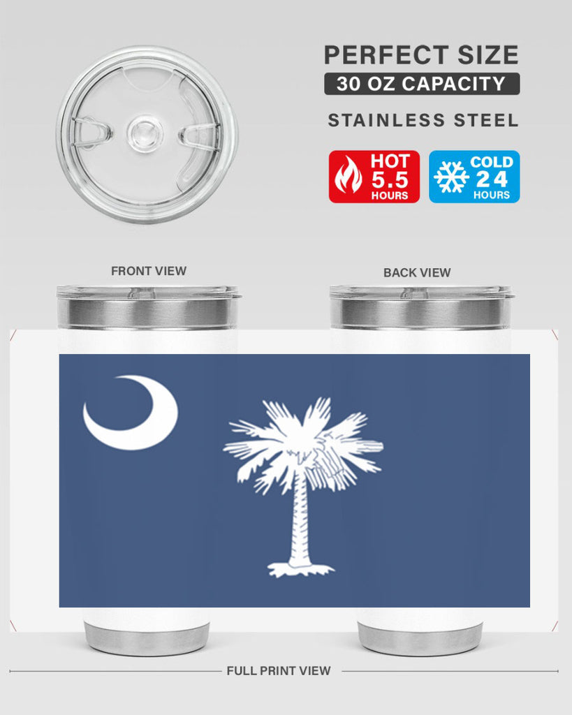 South Carolina 12#- Us Flags- Tumbler