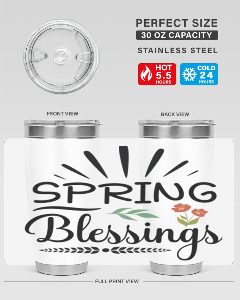 Spring Blessings  482#- spring- Tumbler