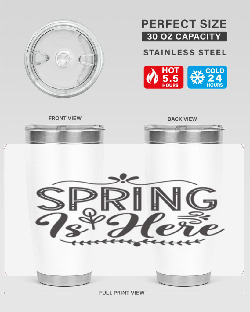 Spring is here 441#- spring- Tumbler