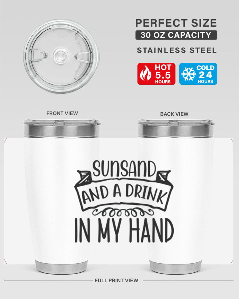 Sunsandandadrinkin 483#- zodiac- Tumbler