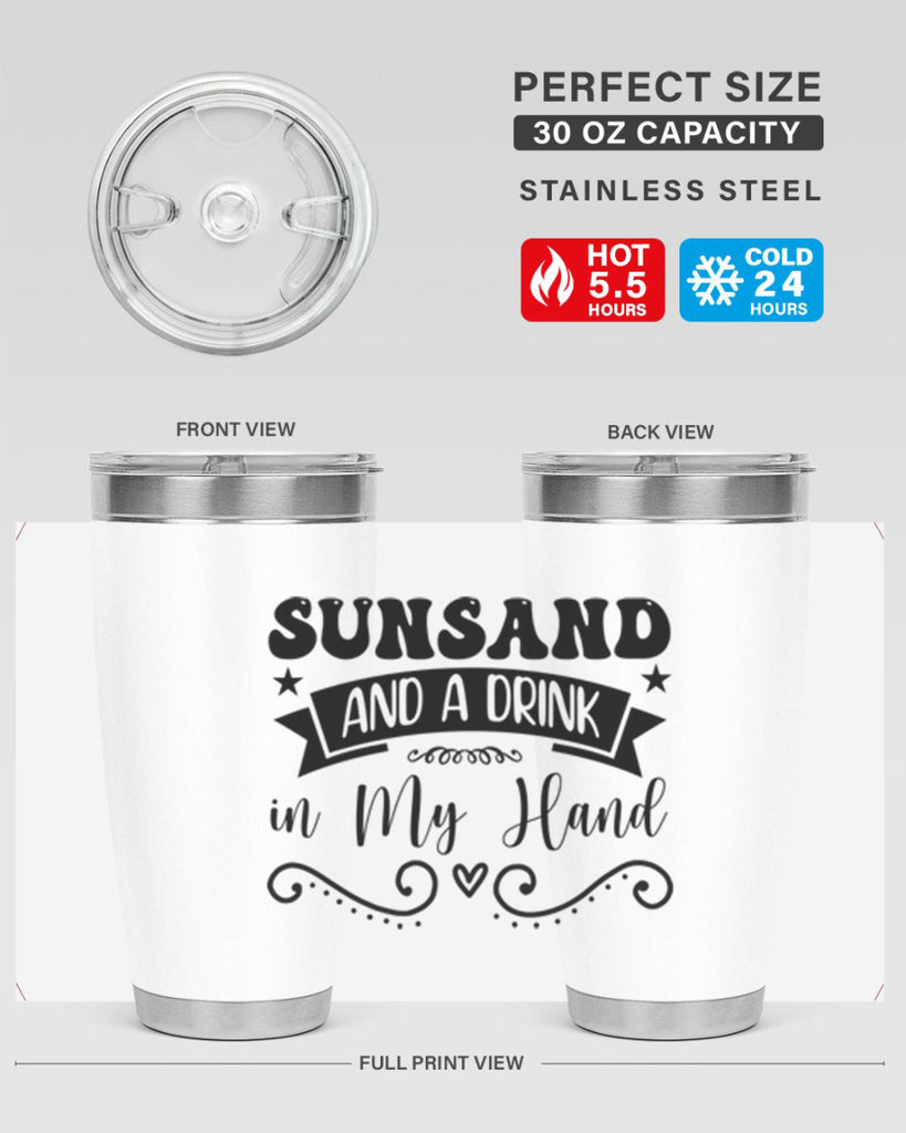 Sunsandandadrinkin 484#- zodiac- Tumbler
