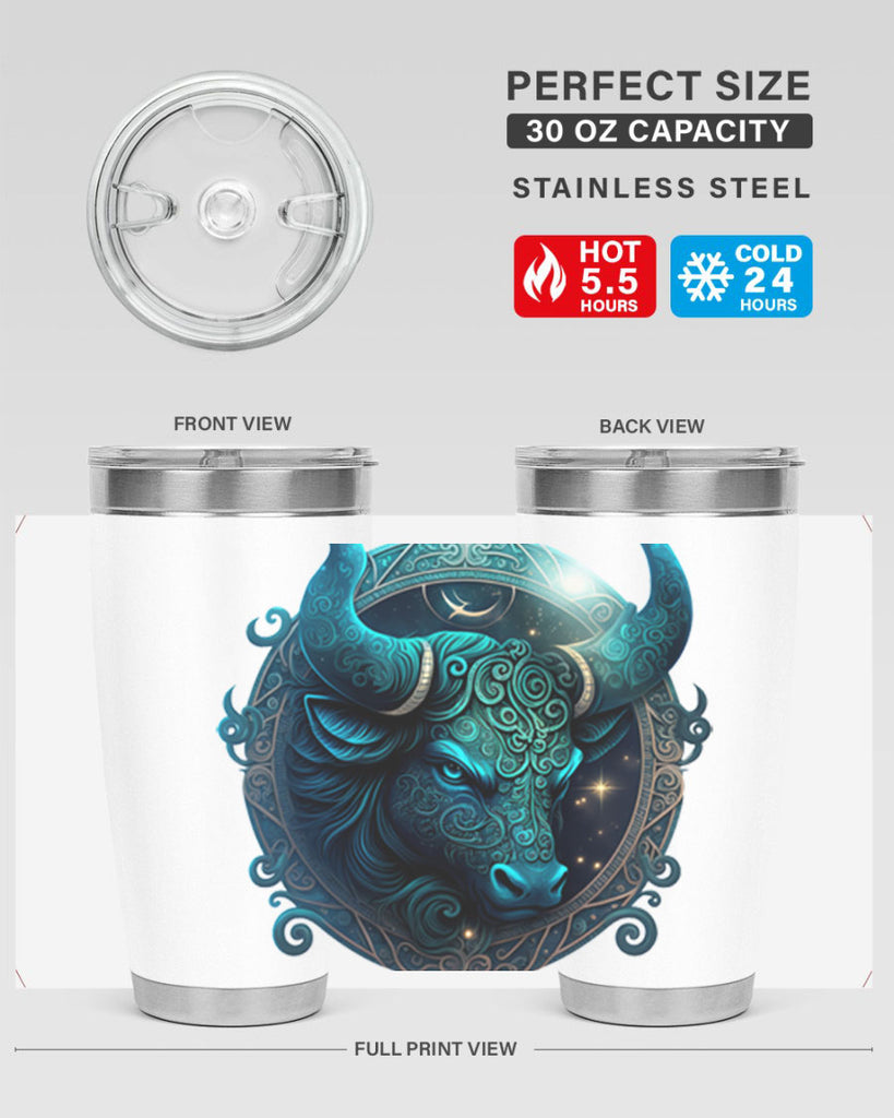 Taurus 485#- zodiac- Tumbler