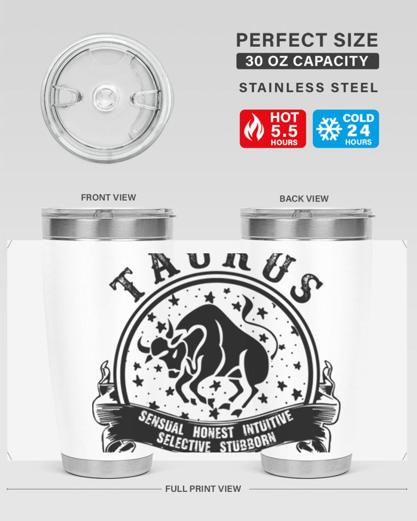 Taurus 5#- zodiac- Tumbler
