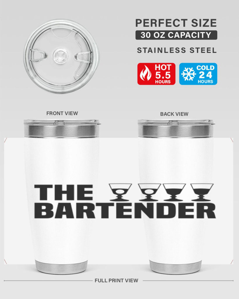 The bartender Style 12#- bartender- tumbler
