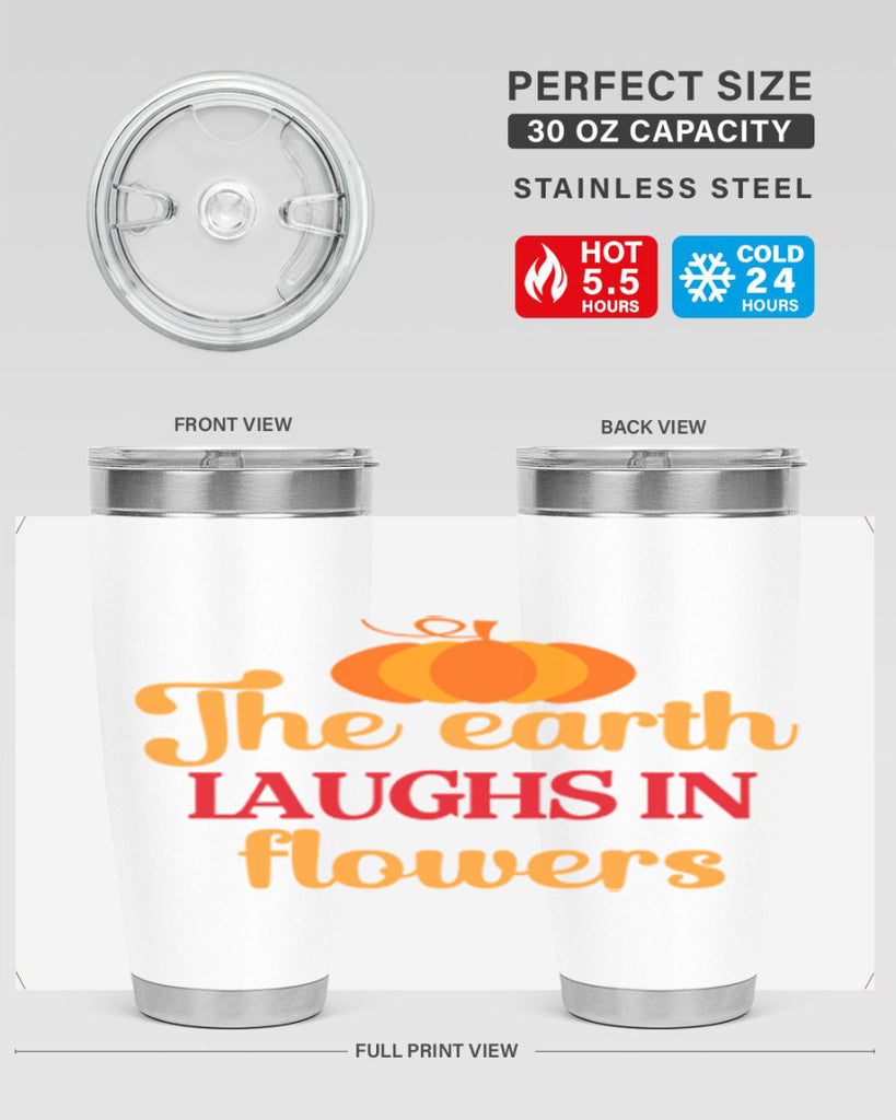The earth laughs in flowers 538#- spring- Tumbler