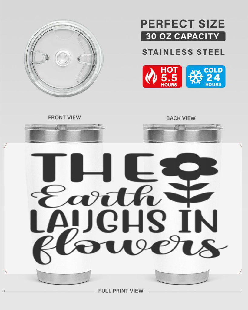The earth laughs in flowers 548#- spring- Tumbler