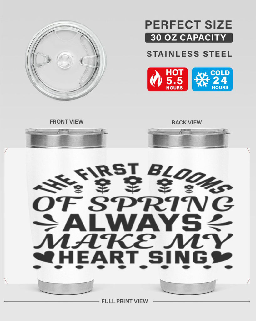 The first blooms of spring 549#- spring- Tumbler