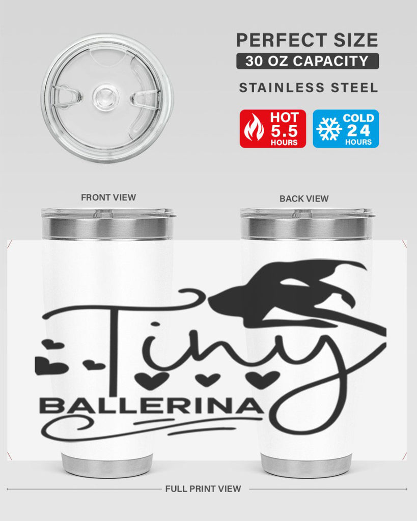 Tiny Ballerina 89#- ballet- Tumbler