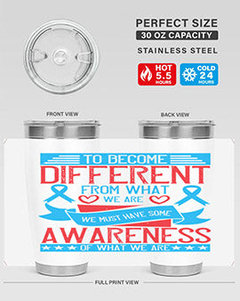 To become different from what we are we must have some awareness of what we are Style 11#- self awareness- Tumbler