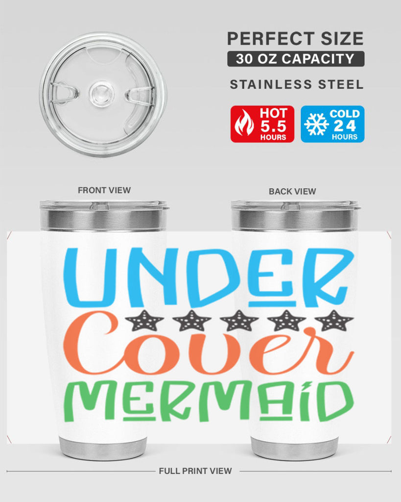 Under Cover Mermaid 648#- mermaid- Tumbler