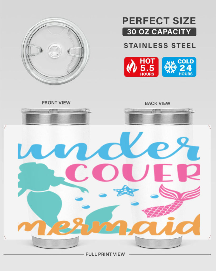 Under Cover Mermaid Design 654#- mermaid- Tumbler