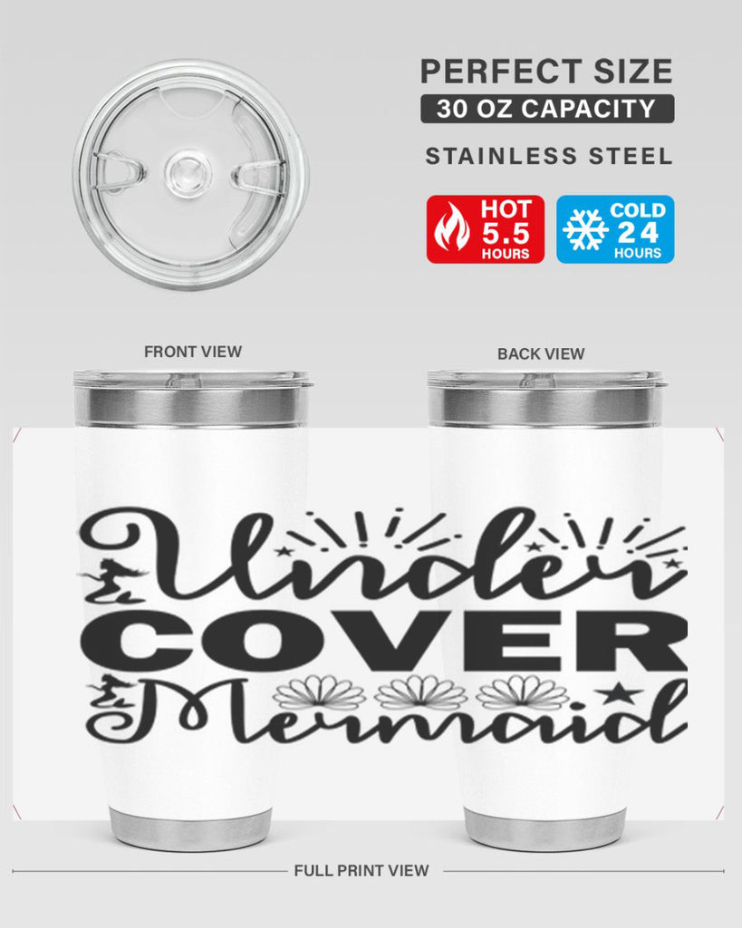 Under Cover Mermaid design 652#- mermaid- Tumbler