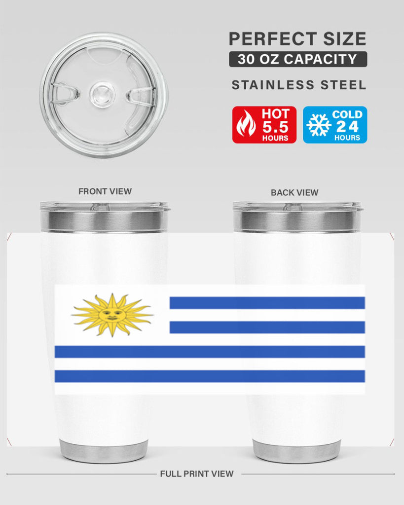 Uruguay 9#- world flags- Tumbler