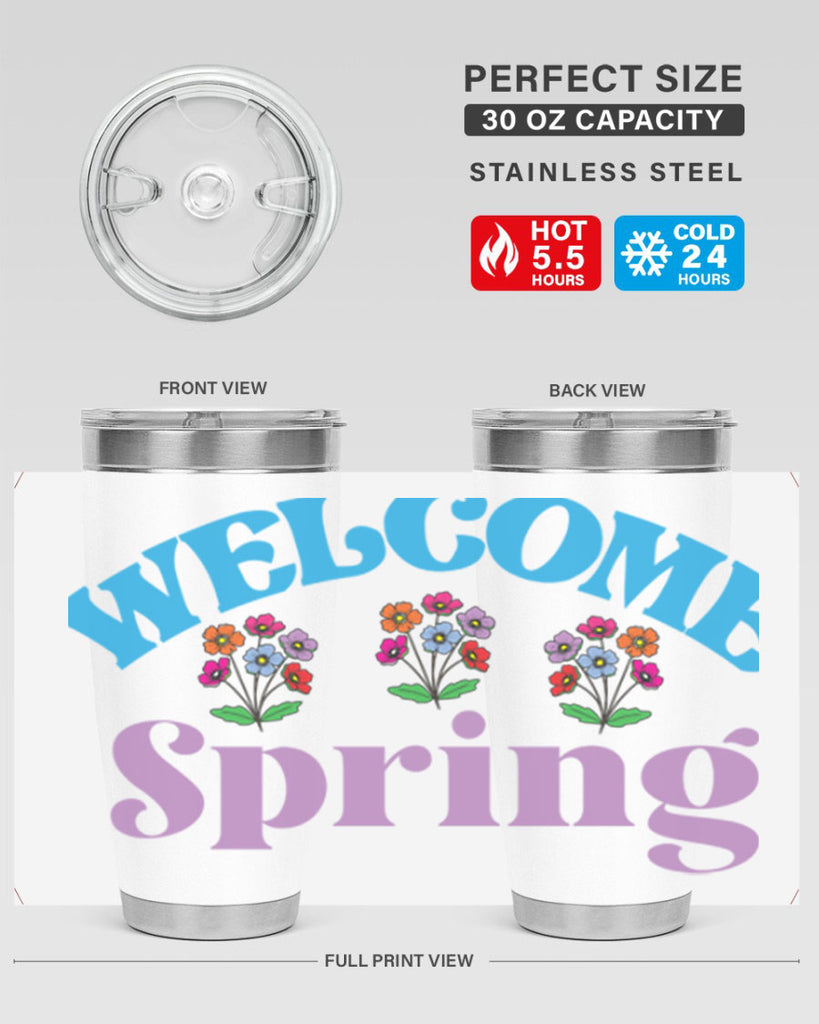 Welcome Spring  600#- spring- Tumbler